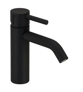 DEEP GREY Waschtisch-Einlochbatterie M-Size 130mm ohne Ablauf Grau matt