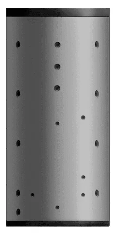 NO Speicher, TPS 1000, Trennpuffer 1000l, inkl. montierter Wärmeisolation
