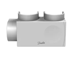 Danfoss Kunststoffabdeckung für VHS-DV Eck, Fühler rechts in RAL 9016, Heizkörper 3/4"