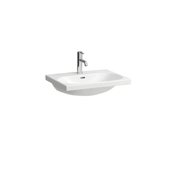 Laufen Waschtisch LUA 460x600x180 1 Hahnloch mit Überlauf weiß