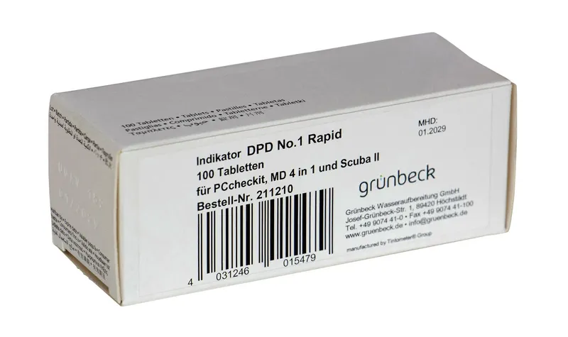 Grünbeck Indikator DPD 1, 100 Tabletten, rapid