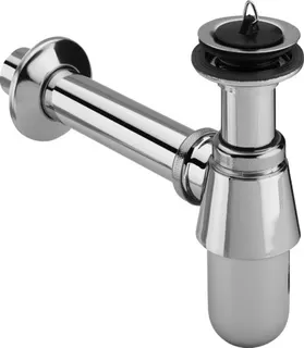 Viega Flaschengeruchverschluss 5754 in G1 1/4 x G1 1/4 Messing verchromt – Bild 2