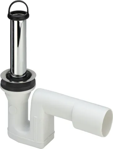 Viega Ablaufgarnitur 6933.89 in DN40/50 x 70x120mm Messing verchromt
