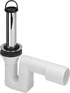 Viega Ablaufgarnitur 6933.89 in DN40/50 x 70x120mm Messing verchromt – Bild 2