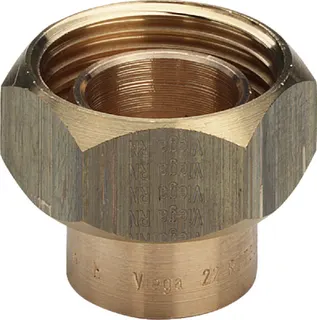 Viega Verschraubung 94384G konischdichtend in 15mm x G3/4 Rotguss