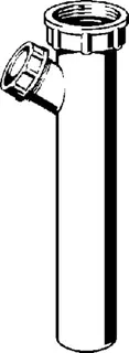 Viega Verstellrohr 7985.30 in G1 1/4 x 40mm x 200mm Kst. weiß – Bild 3