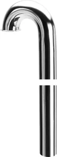 Viega Bodenrohr 180 Grad 5611.1-147 in 38x680mm Messing verchromt – Bild 2