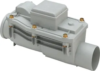 Viega Rückstausicherung 4987.1 in 100mm Kunststoff grau