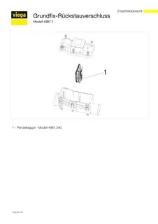 Viega Rückstausicherung 4987.1 in 100mm Kunststoff grau – Bild 5
