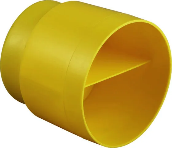 Viega Stopfen 8010.23 in DN80 Kunststoff gelb RAL 1004