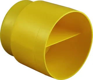 Viega Stopfen 8010.23 in DN80 Kunststoff gelb RAL 1004