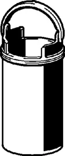 Viega Baugr. Tauchrohr 6934-821 in 40mm Kunststoff weiß