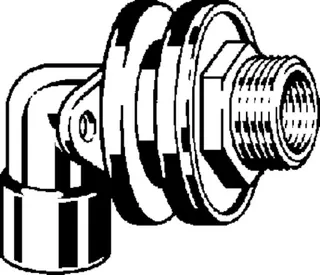 Viega Wanddurchführung 3426 in Rp1/2 x 30mm x Rp1/2 x G3/4 Rotguss – Bild 3