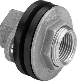 Viega Wanddurchführung 3427 in Rp1/2 x 30mm x Rp1/2 x G3/4 Rotguss – Bild 2