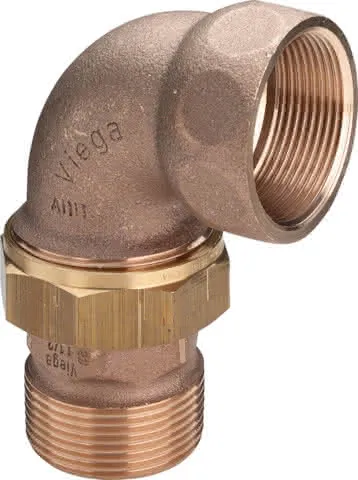 Viega Winkelverschraubung 3088 flachdichtend in R1 1/4 x Rp1 1/4 Rg