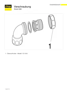 Viega Winkelverschraubung 3088 flachdichtend in R1/2 x Rp1/2 Rotguss – Bild 5