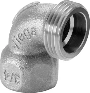 Viega Winkel 2255-713 in G3/4 x Rp1 Rotguss – Bild 2