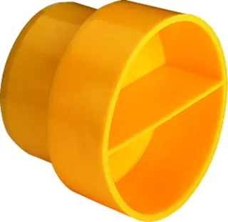 Viega Stopfen 8310.39 in DN45 Kunststoff gelb RAL 1004