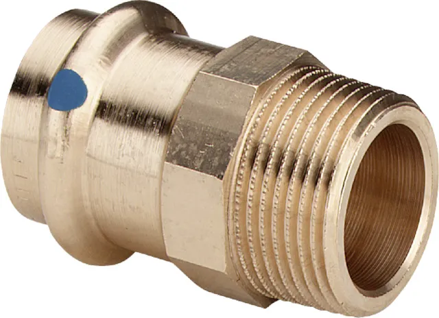Viega Übergangsstück mit SC Sanpress 2211LF in LABS-frei in 18mm x R1/2 Sibr