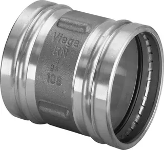 Viega Muffe mit SC Sanpress 2215LF in LABS-frei in 54mm Rotguss – Bild 2