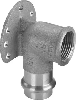 Viega Wandscheibe mit SC 2225.5LF in LABS-frei in 22mm x Rp1/2 Rotguss – Bild 2