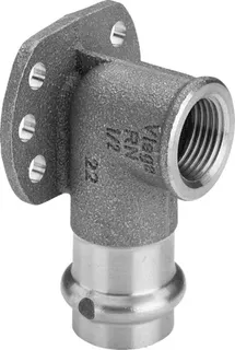 Viega Wandscheibe mit SC Sanpress 2225.5 in 22mm x Rp3/4 Siliziumbronze – Bild 2