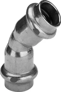 Viega Bogen 45 Grad mit SC Profipress 2426 in 35mm Kupfer – Bild 2