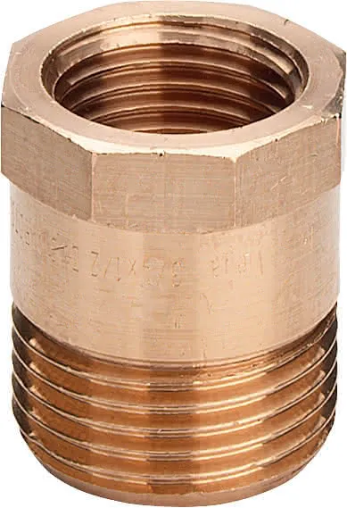 Viega Reduziernippel 3244 ohne Innenkonus in G1 1/4 x Rp1 Rotguss