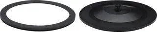 Viega Klappe 4986.340 in DN100/125 Kunststoff schwarz