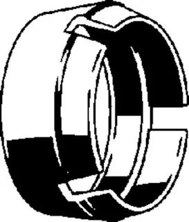 Viega Ersatzdruckring Maxiplex 9011.21 in 32mm Kunststoff schwarz – Bild 3