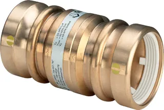 Viega Gasströmungswächter Typ A-Ü 9653.1 in 32mm Rotguss