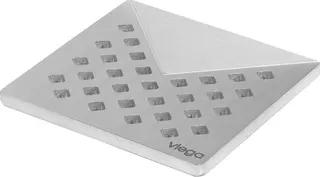 Viega Rost 4928.1 in 100x100mm Edelstahl matt-vernickelt – Bild 2