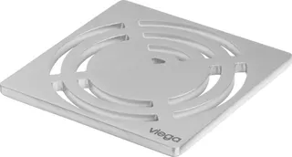 Viega Rost 4928.3 in 100x100mm Edelstahl matt-vernickelt – Bild 2