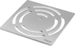 Viega Rost 4929.3 in 150x150mm Edelstahl matt-vernickelt – Bild 2