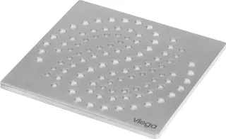 Viega Rost 4929.4 in 150x150mm Edelstahl matt-vernickelt – Bild 2