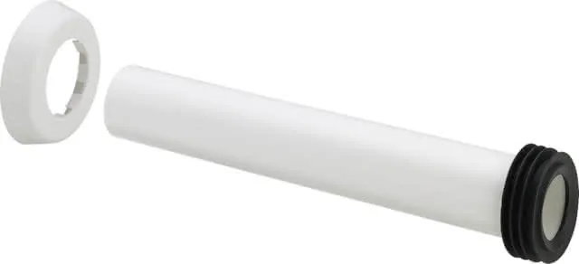 Viega WC Anschlussgarnitur 8310.79 in 45x44mm Kunststoff weiß-alpin