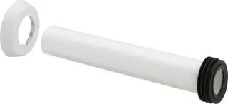 Viega WC Anschlussgarnitur 8310.79 in 45x44mm Kunststoff weiß-alpin