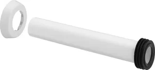 Viega WC Anschlussgarnitur 8310.79 in 45x44mm Kunststoff weiß-alpin – Bild 2