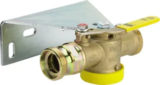 Viega Gaszähler-Kugelhahn G2112.2 in G1 3/8 Messing