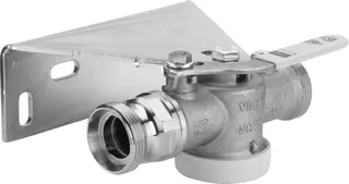 Viega Gaszähler-Kugelhahn G2112.2 in G1 3/8 Messing – Bild 2