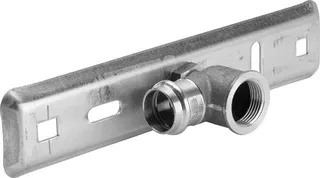 Viega Gaszähler-Anschlussplatte G2324 in 22mm Stahl verzinkt – Bild 2