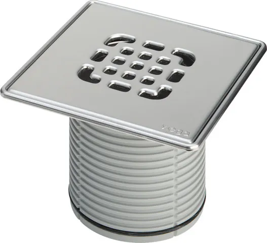 Viega Aufsatz 4934.5 in 150x150mm Kunststoff grau