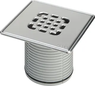 Viega Aufsatz 4934.5 in 150x150mm Kunststoff grau