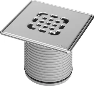 Viega Aufsatz 4934.5 Rost verschraubt in 150x150mm Kunststoff grau – Bild 2