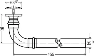 Viega Ablaufgarnitur 5422 in 63x35mm Edelstahl – Bild 4