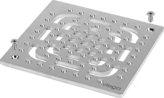 Viega Rost 4933.61 in 143x143mm Edelstahl rutschhemmend – Bild 2