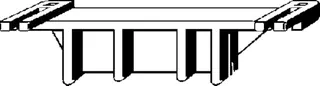 Viega Führungsstück 8141.23 in 100x40x40mm Kunststoff – Bild 3