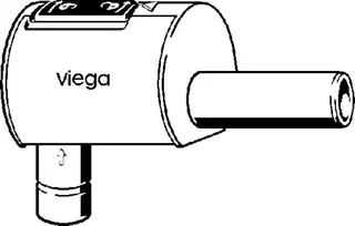 Viega Ablaufstück 4995.2 in DN40 Kunststoff weiss – Bild 3