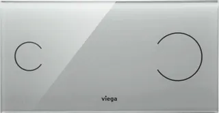 Viega WC Betätigungsplatte 8352.11 in 271 x 140mm, Glas /schwarz