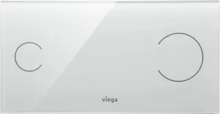 Viega WC Betätigungsplatte 8352.12 in 271 x 140mm, Glas/schwarz – Bild 2